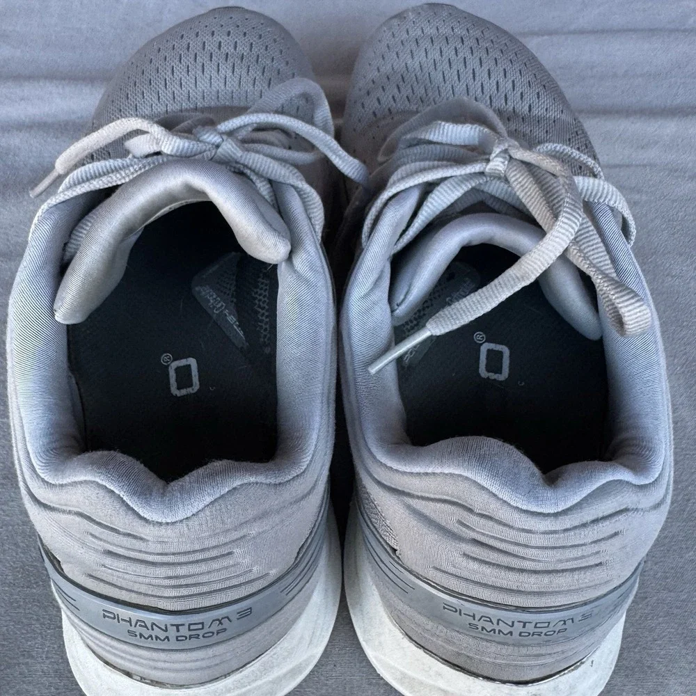 Size 9 - Topo Athletic Phantom 3 Men's Running Shoes Grey Mesh‎ Maximum Cushion